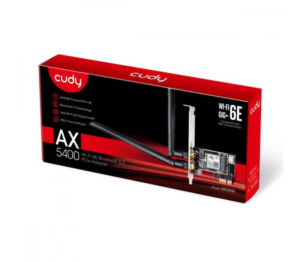 Cudy WE3000 (5400Mb/s a/b/g/n/ac/ax) BT 5.2 - 1110347 - zdjęcie 6